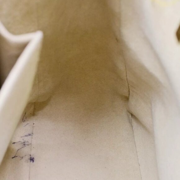 LOUIS VUITTON Logo Looping GM Shoulder Bag Monogram Leather Brown M51145 89FA801 - Picture 10 of 16